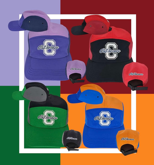 5 panel color block hat